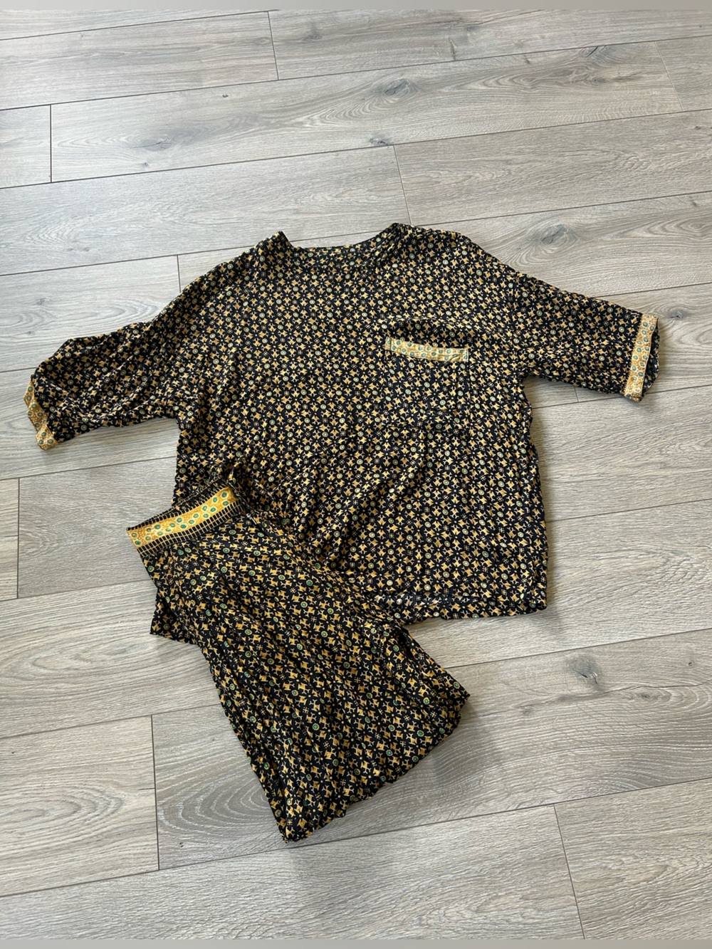 Vintage We Be Bop Lounge pants set green Size Medium